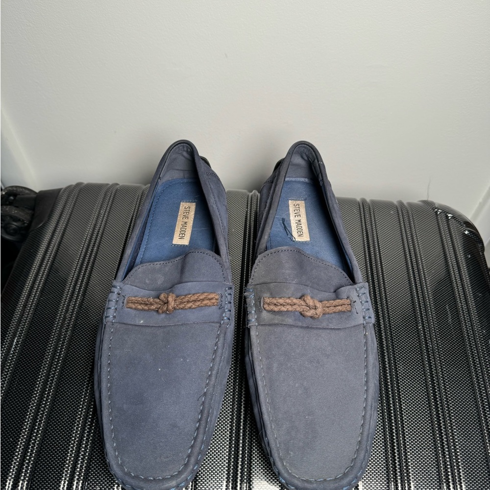 Steve Madden Men's Blue Loafers